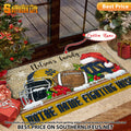 NCAA02-Notre Dame Fighting Irish Football X-Mas Doormat - Custom name