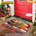 NCAA05-Clemson Tigers Football X-Mas Doormat - Custom name