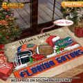 NCAA06-Florida Gators Football X-Mas Doormat - Custom name