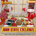 NCAA11-Iowa State Cyclones Football X-Mas Doormat – Custom name