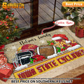 NCAA11-Iowa State Cyclones Football X-Mas Doormat – Custom name