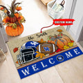 NCAA12-Kentucky Wildcats Welcome Fall Football Doormat - Custom name