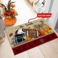 NCAA15-South Carolina Gamecocks Welcome Fall Football Doormat - Custom name