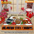 NCAA17-Oklahoma State Cowboys Football X-Mas Doormat – Custom name