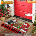 NCAA18-NC State Wolfpack Football X-Mas Doormat – Custom name