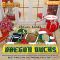 NCAA26-Oregon Ducks Football X-Mas Doormat – Custom name