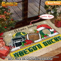 NCAA26-Oregon Ducks Football X-Mas Doormat – Custom name