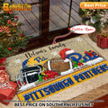 NCAA28-Pittsburgh Panthers Football X-Mas Doormat – Custom name