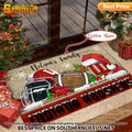 NCAA30-Indiana Hoosiers Football X-Mas Doormat – Custom name