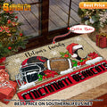 NCAA45-Cincinnati Bearcats Football X-Mas Doormat – Custom name