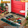 NCAA46-Coastal Carolina Chanticleers Football X-Mas Doormat – Custom name