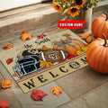 NCAA47-Colorado Buffaloes Welcome Fall Football Doormat - Custom name