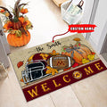 NCAA57-Minnesota Golden Gophers Welcome Fall Football Doormat - Custom name