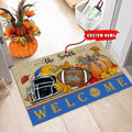 NCAA71-UCLA Welcome Fall Football Doormat - Custom name