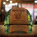 Premium To My Husband Deer Hunting Hats 3D Multicolor | Hatstalk VNADES