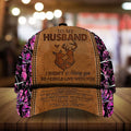 Premium To My Husband Deer Hunting Hats 3D Multicolor | Hatstalk VNADES