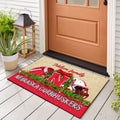 Nebraska Cornhuskers Doormat Personalized Your Name, Sport Team Doormat, Christmas Gifts For Football Fan, Home Decor ETHY-52726