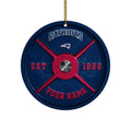 New England Patriots Fitness Circle Aluminium Custom Ornament 2 Side Trending New Arrivals H52884 ETUG311023