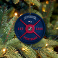 New England Patriots Fitness Circle Aluminium Custom Ornament 2 Side Trending New Arrivals H52884 ETUG311023
