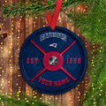 New England Patriots Fitness Circle Aluminium Custom Ornament 2 Side Trending New Arrivals H52884 ETUG311023