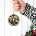 New Orleans Saints Circle Aluminium Custom Ornament 2 Side Trending New Arrivals H52912 ETUG311023