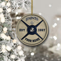 New Orleans Saints Fitness Circle Aluminium Custom Ornament 2 Side Trending New Arrivals H52884 ETUG311023