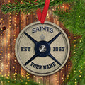 New Orleans Saints Fitness Circle Aluminium Custom Ornament 2 Side Trending New Arrivals H52884 ETUG311023