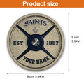 New Orleans Saints Fitness Circle Aluminium Custom Ornament 2 Side Trending New Arrivals H52884 ETUG311023