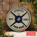 New Orleans Saints Fitness Circle Aluminium Custom Ornament 2 Side Trending New Arrivals H52884 ETUG311023