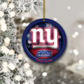 New York Giants Circle Aluminium Custom Ornament 2 Side Trending New Arrivals H52912 ETUG311023