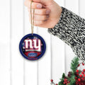 New York Giants Circle Aluminium Custom Ornament 2 Side Trending New Arrivals H52912 ETUG311023