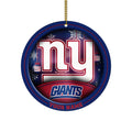 New York Giants Circle Aluminium Custom Ornament 2 Side Trending New Arrivals H52912 ETUG311023