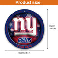 New York Giants Circle Aluminium Custom Ornament 2 Side Trending New Arrivals H52912 ETUG311023