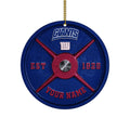 New York Giants Fitness Circle Aluminium Custom Ornament 2 Side Trending New Arrivals H52884 ETUG311023