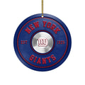New York Giants Fitness Circle Aluminium Ornament 2 Side Trending New Arrivals H52883 ETUG311023