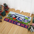 New York Giants Football Team Doormat Personalized Your Family Name, Sport And Grinch Doormat, Football Lovers Gifts, Home Decorations ETHY-53152