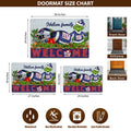 New York Giants Football Team Doormat Personalized Your Family Name, Sport And Grinch Doormat, Football Lovers Gifts, Home Decorations ETHY-53152