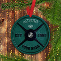 New York Jets Fitness Circle Aluminium Custom Ornament 2 Side Trending New Arrivals H52884 ETUG311023