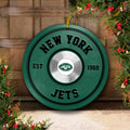 New York Jets Fitness Circle Aluminium Ornament 2 Side Trending New Arrivals H52883 ETUG311023