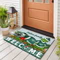 New York Jets Football Team Doormat Personalized Your Family Name, Sport And Grinch Doormat, Football Lovers Gifts, Home Decorations ETHY-53152