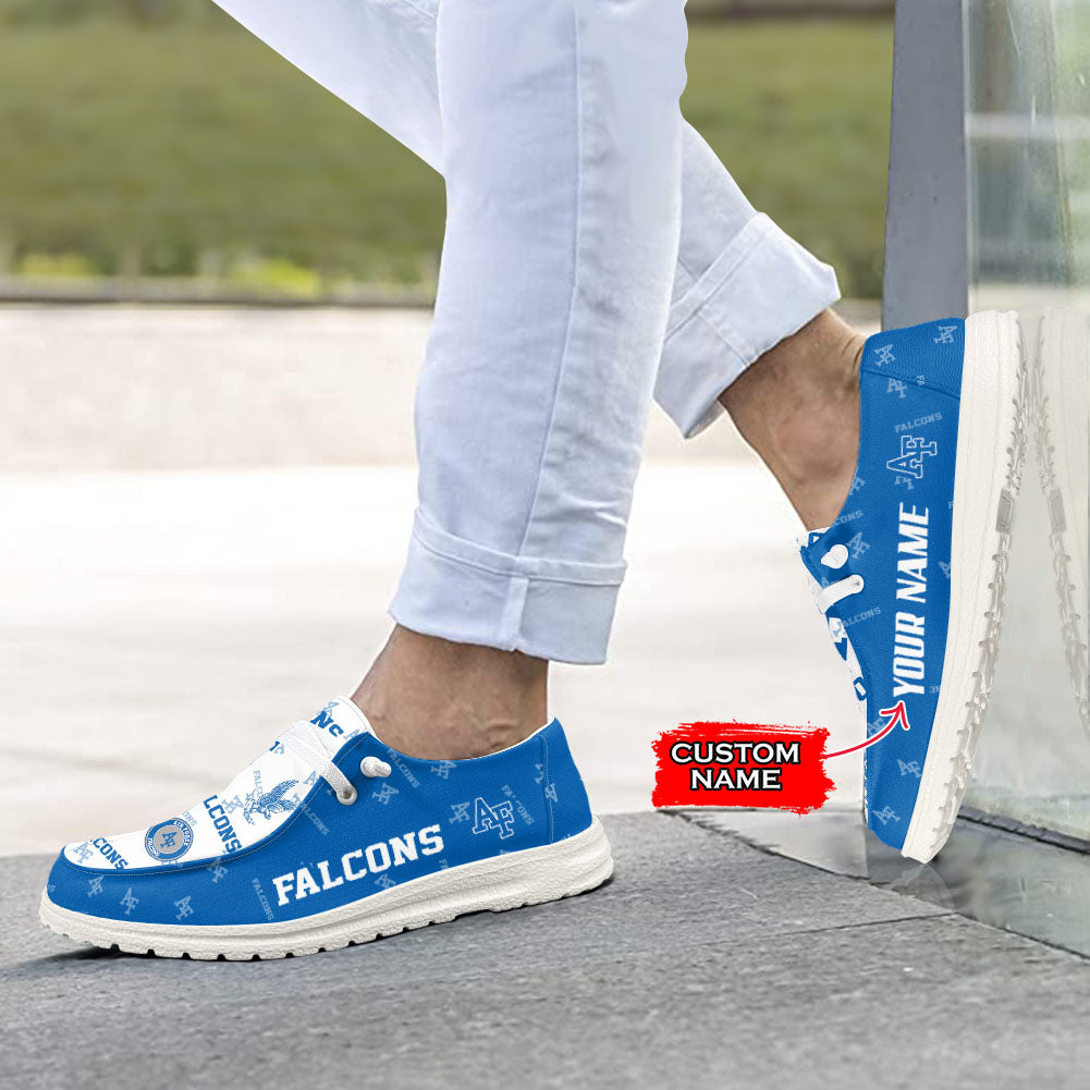 NCAA Air Force Falcons Custom Name Hey Dude Shoes 04 M79