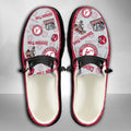 NCAA Alabama Crimson Tide Custom Name Hey Dude Shoes 04