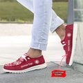 NCAA Alabama Crimson Tide Custom Name Hey Dude Shoes 05 M22