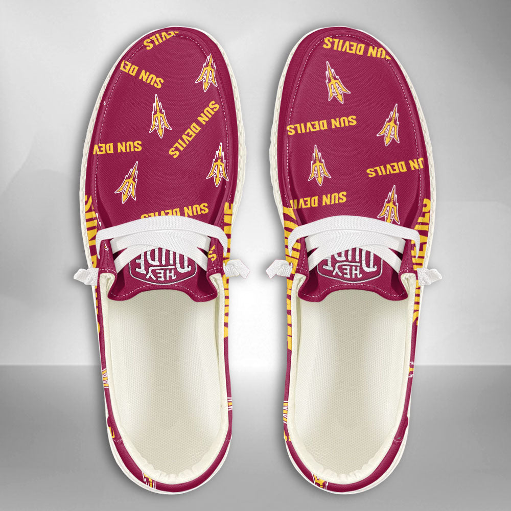 NCAA Arizona State Sun Devils - Custom Name Hey Dude Shoes X03