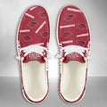 NCAA Arkansas Razorbacks - Custom Name Hey Dude Shoes 02