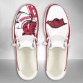 NCAA Arkansas Razorbacks - Custom Name Hey Dude Shoes 02