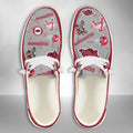 NCAA Arkansas Razorbacks Custom Name Hey Dude Shoes 02 M12