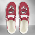 NCAA Arkansas Razorbacks Custom Name Hey Dude Shoes 06 M7