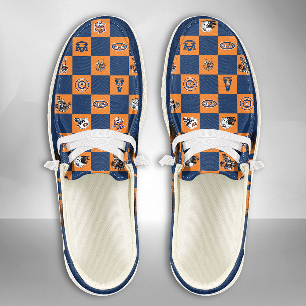NCAA Auburn Tigers Custom Name Hey Dude Shoes 01 CH1