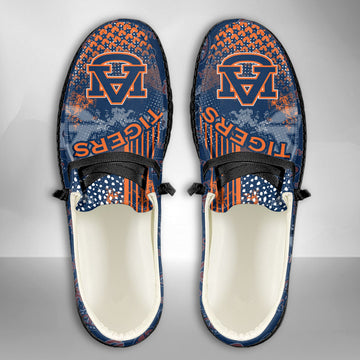 NCAA Auburn Tigers Custom Name Hey Dude Shoes 03 M7